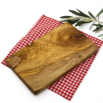 Planche en bois d'olivier rectangulaire - 1