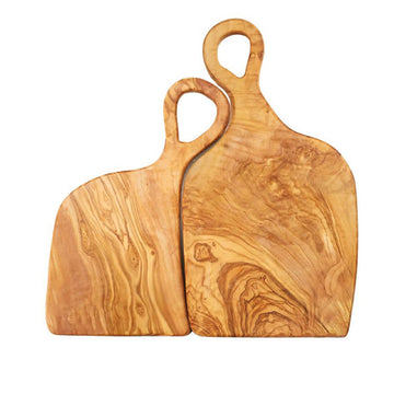 Planche couple en bois d'olivier