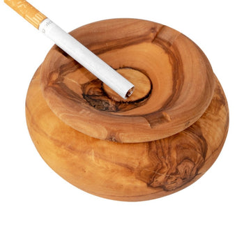 Cendrier en bois d'olivier