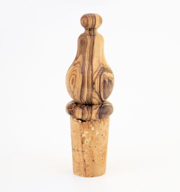 Bouchon en bois d’olivier – forme poire