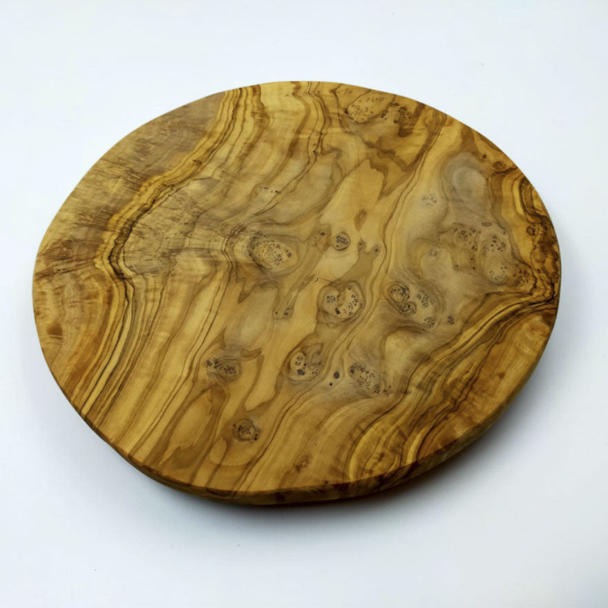 Planche à pizza en bois d'olivier 32cm  - 1
