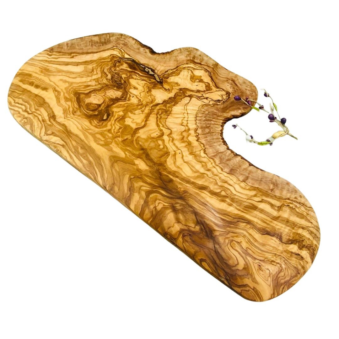 Planche rustique en bois d'olivier  - 1