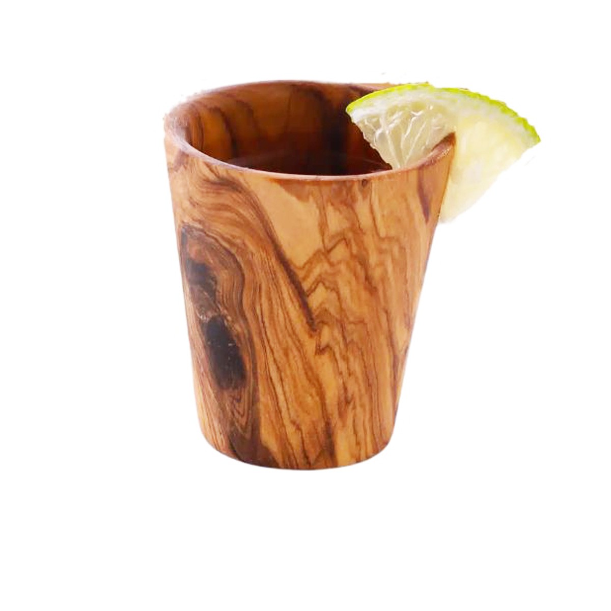 Verre à shot en bois d’olivier
