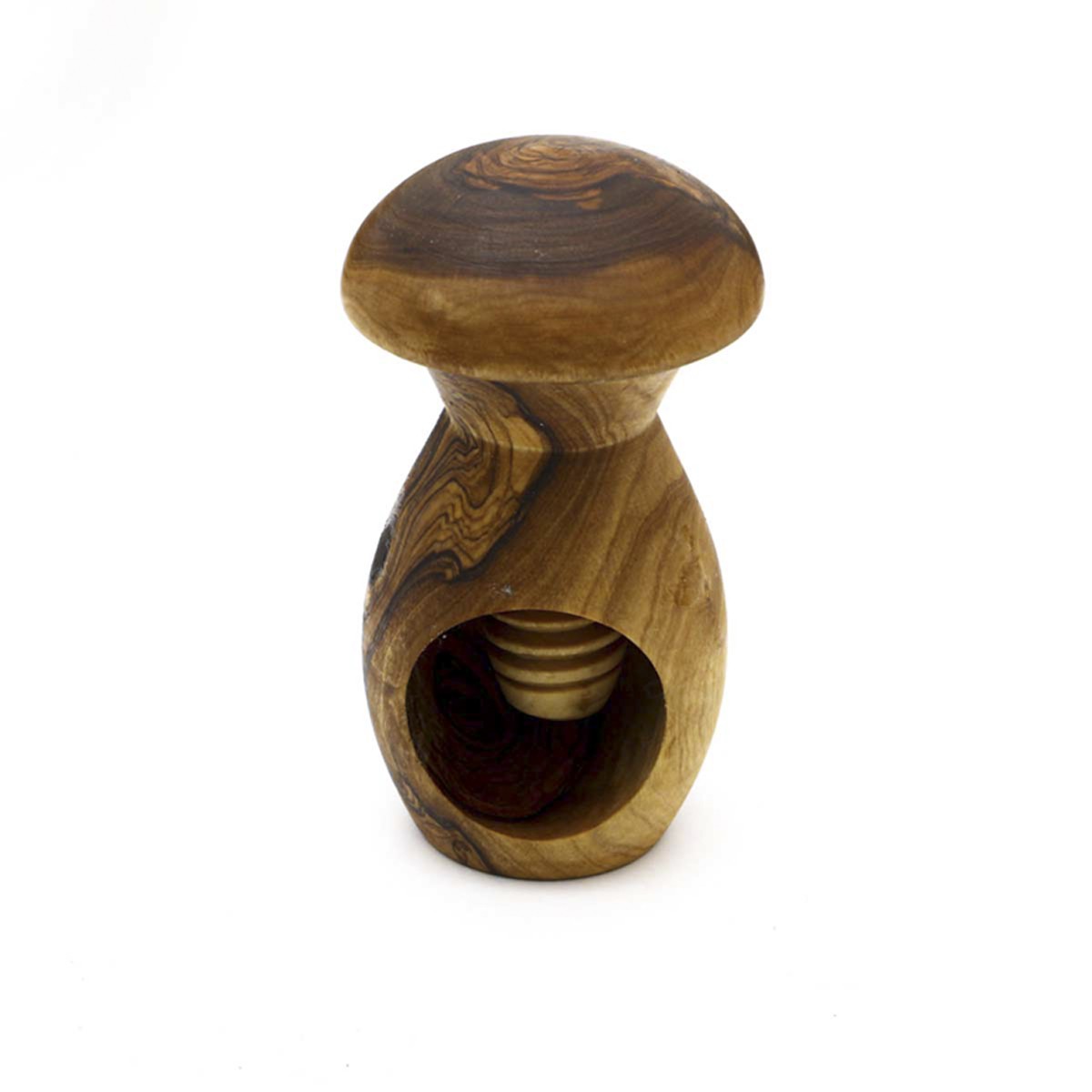 Casse noix-noisettes en bois d'olivier  - 2